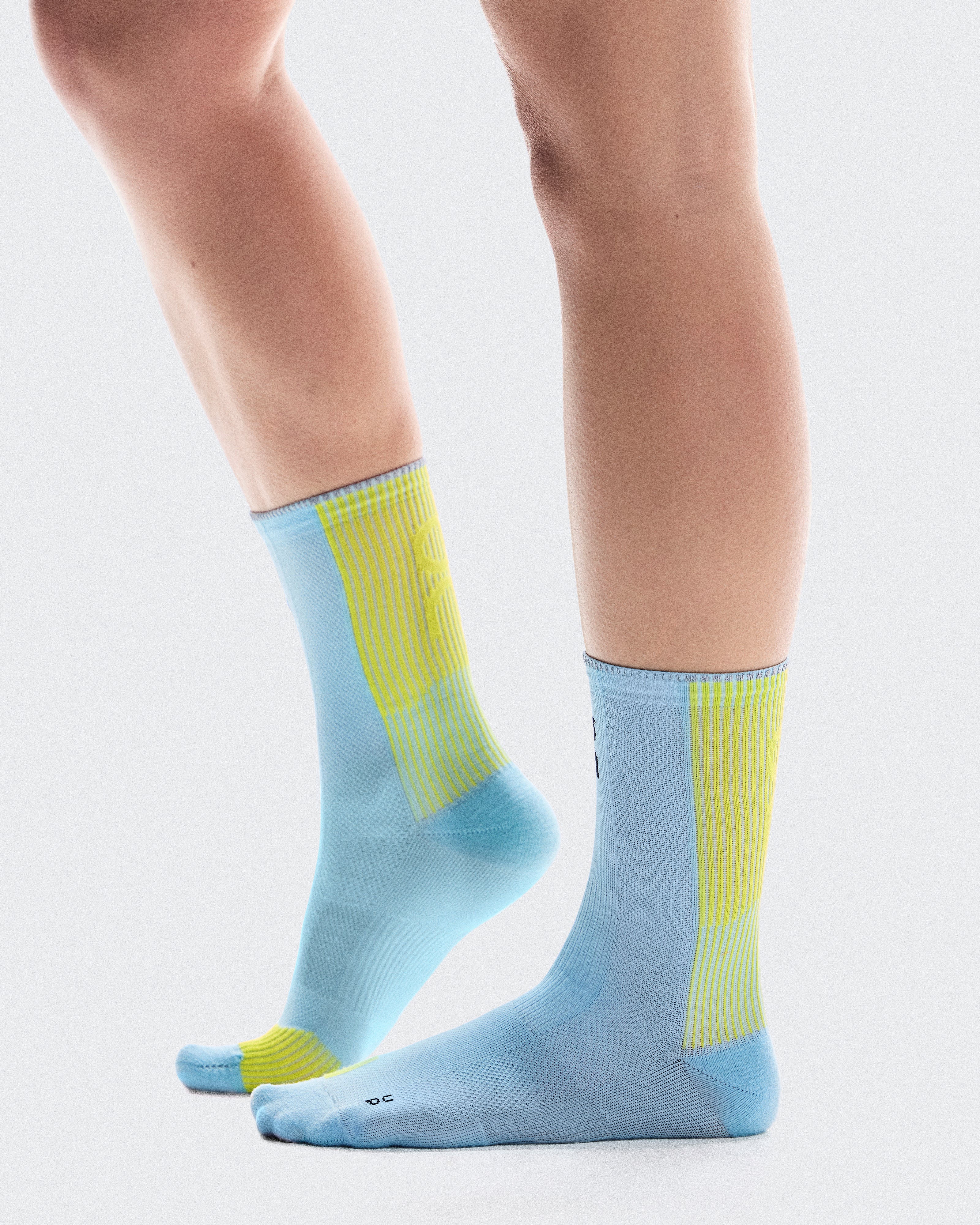 On Performance Run Sock High Wash | Lime