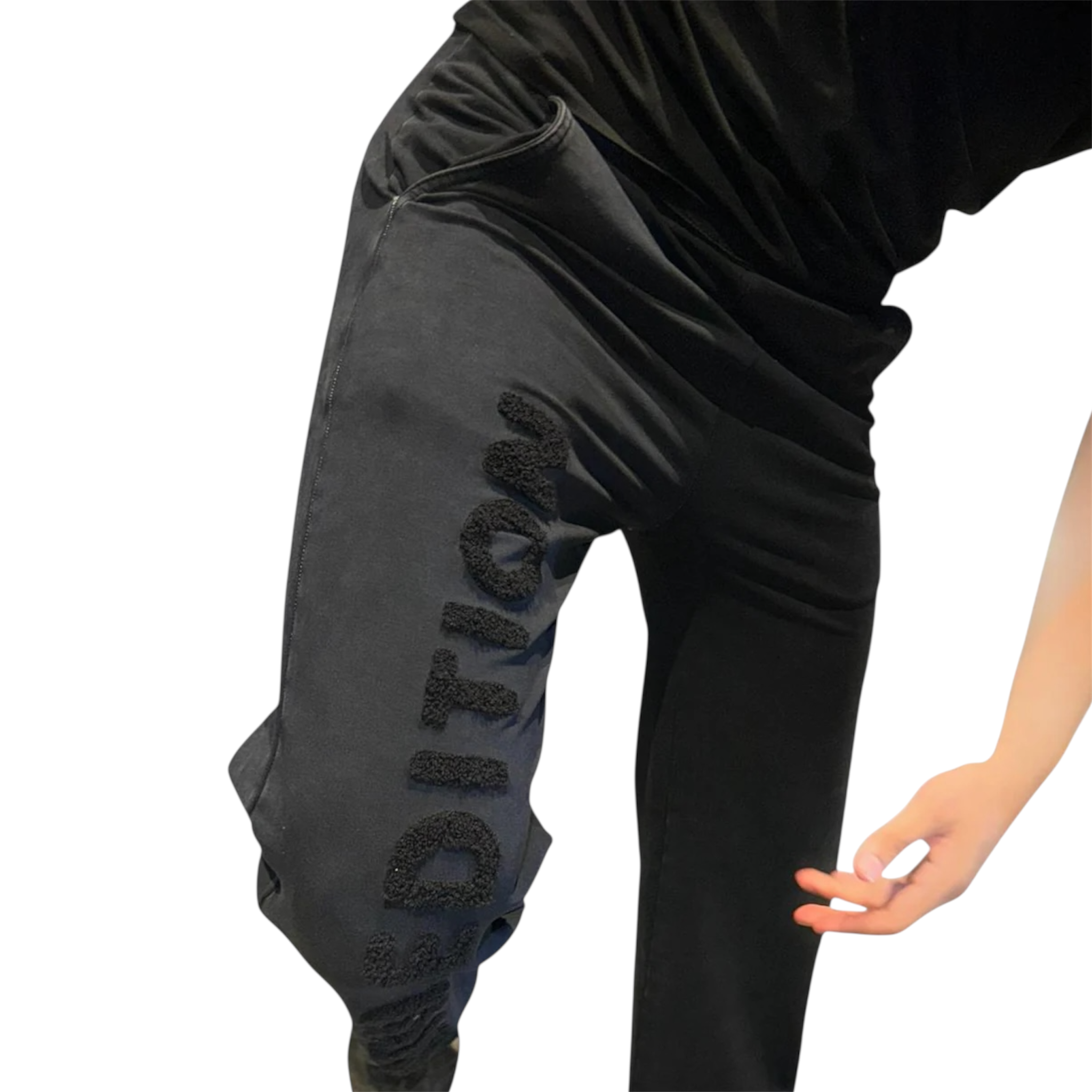 LUMIÈRES Washed Midnight Joggers
