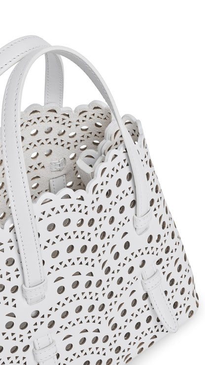 Alaïa Mina 20 Bag In Perforated Vienne Calfskin