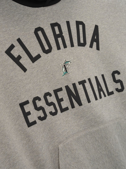 Essentials Marlins Sport Hoodie Concrete Heather/Blk
