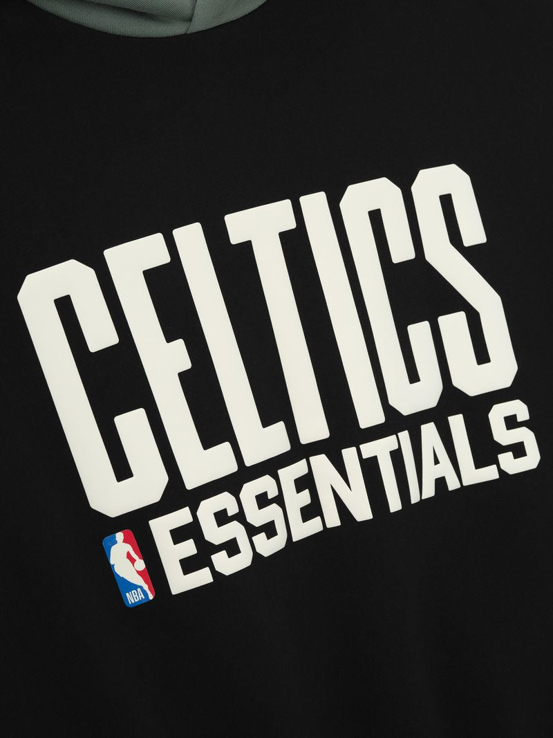 Essentials Celtics Sport Hoodie Black/ Balsam Green