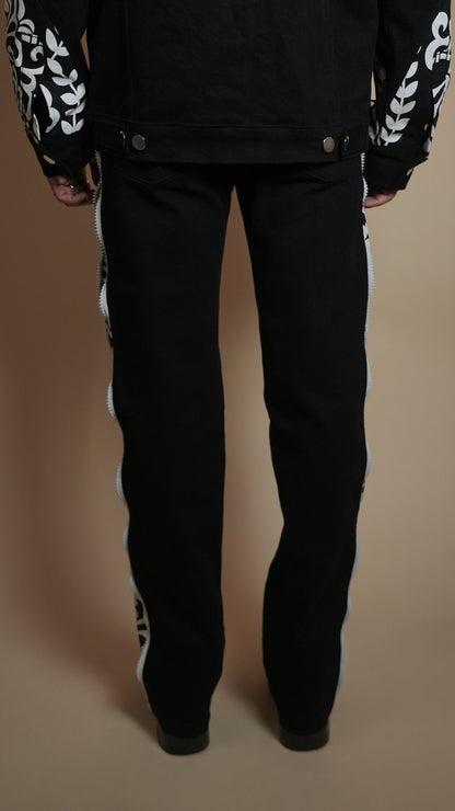 DAY TO NIGHT DENIM BLACK MEN'S PANTS [50/50 LIMITED EDITION]