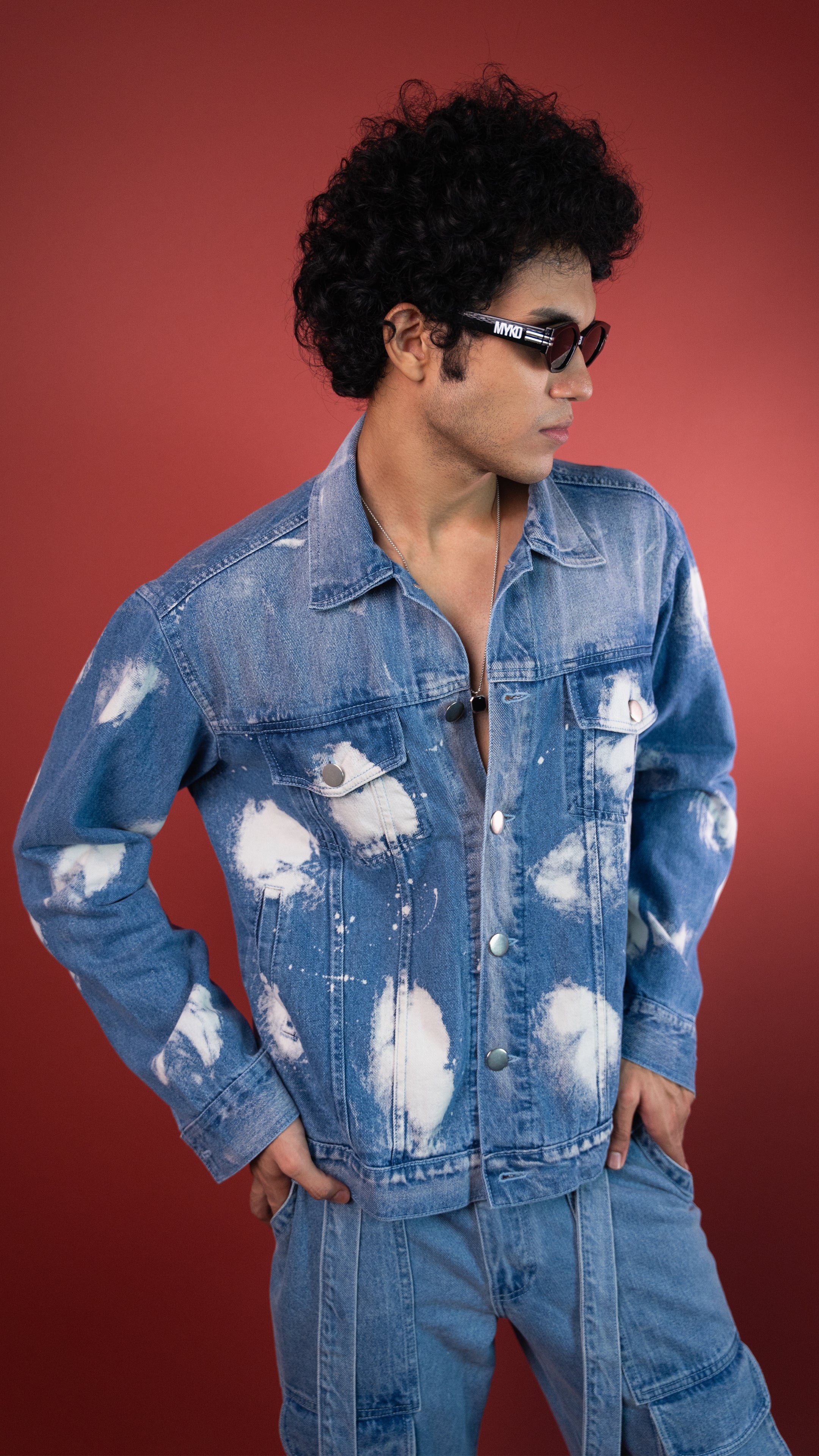 BLUE DENIM MEN'S JACKET