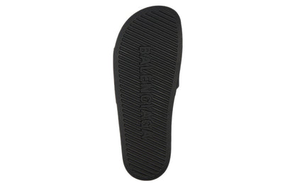 Balenciaga Pool Slide Black Fluo Green