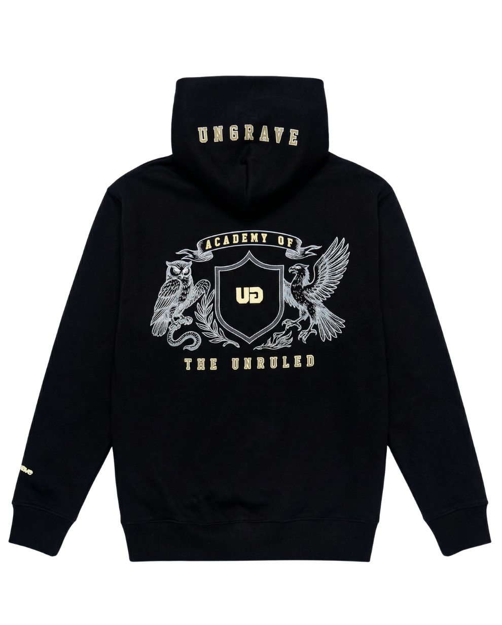 BLACK ACADEMY OF THE UNRULED HOODIE
