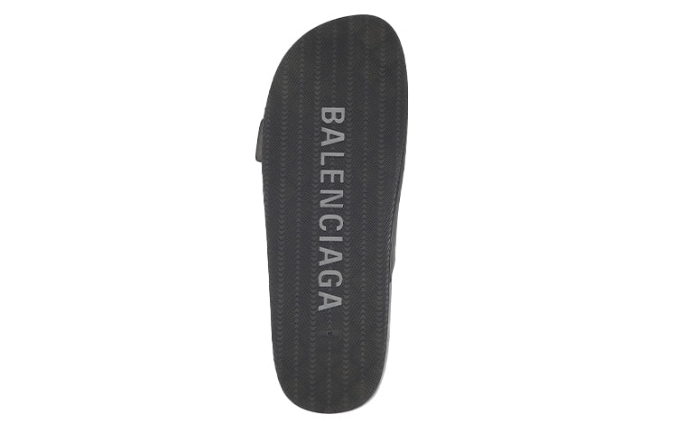Balenciaga Mallorca Sandal Clear Black