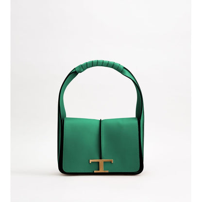 Tods T Timeless Bag In Leather Mini Green