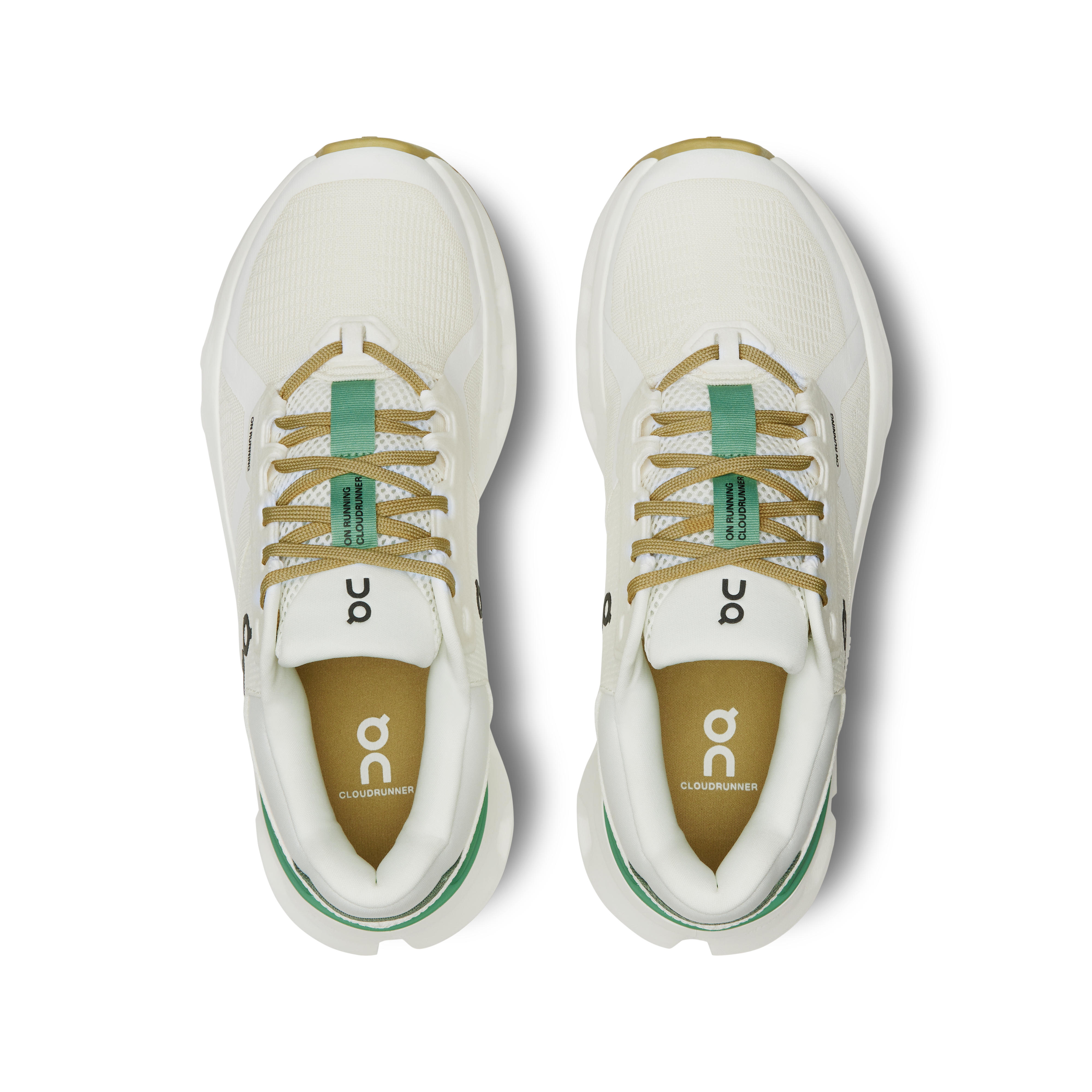 on running cloudrunner 2 white green (women's)