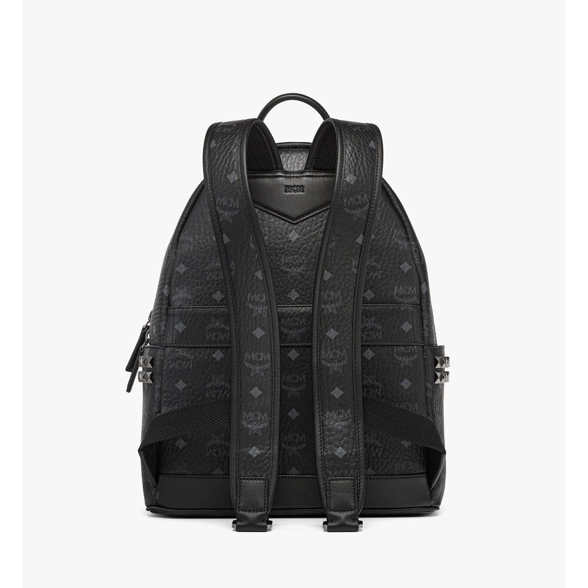 MCM Small-Medium Stark Side Studs Backpack in Visetos