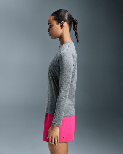 on core long-t Heather Gray (Women's)