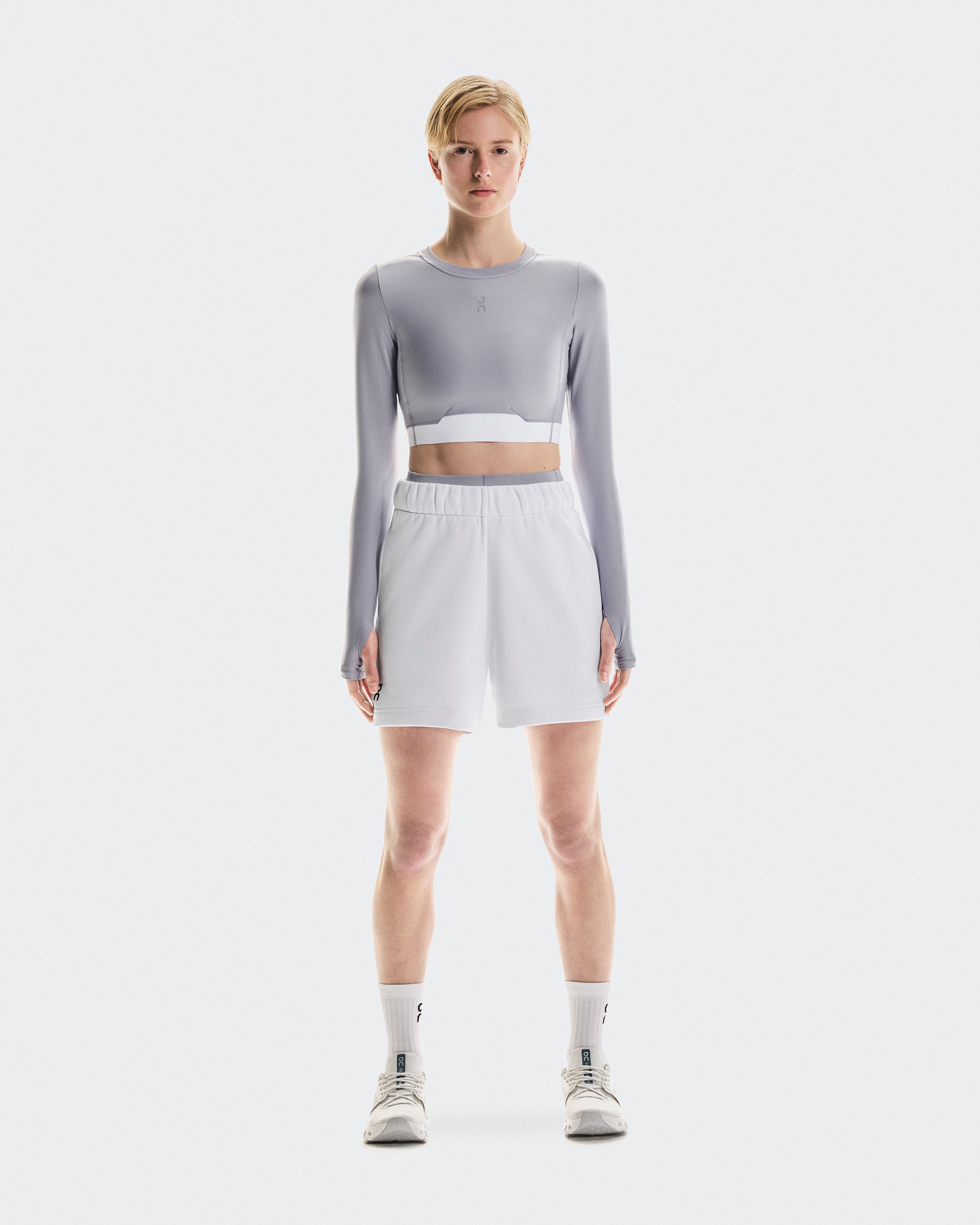On Train Long Sleeve Crop Lilac (Women's)