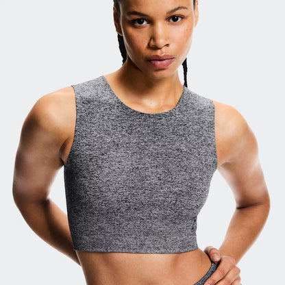 On Studio Knit Crop Graphite Heather (Women'S)