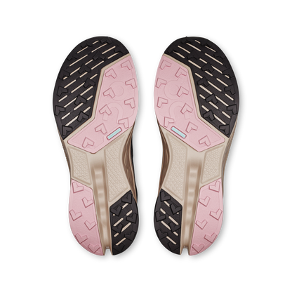 on running cloudsurfer trail 2 waterproof cinder desert (women's)