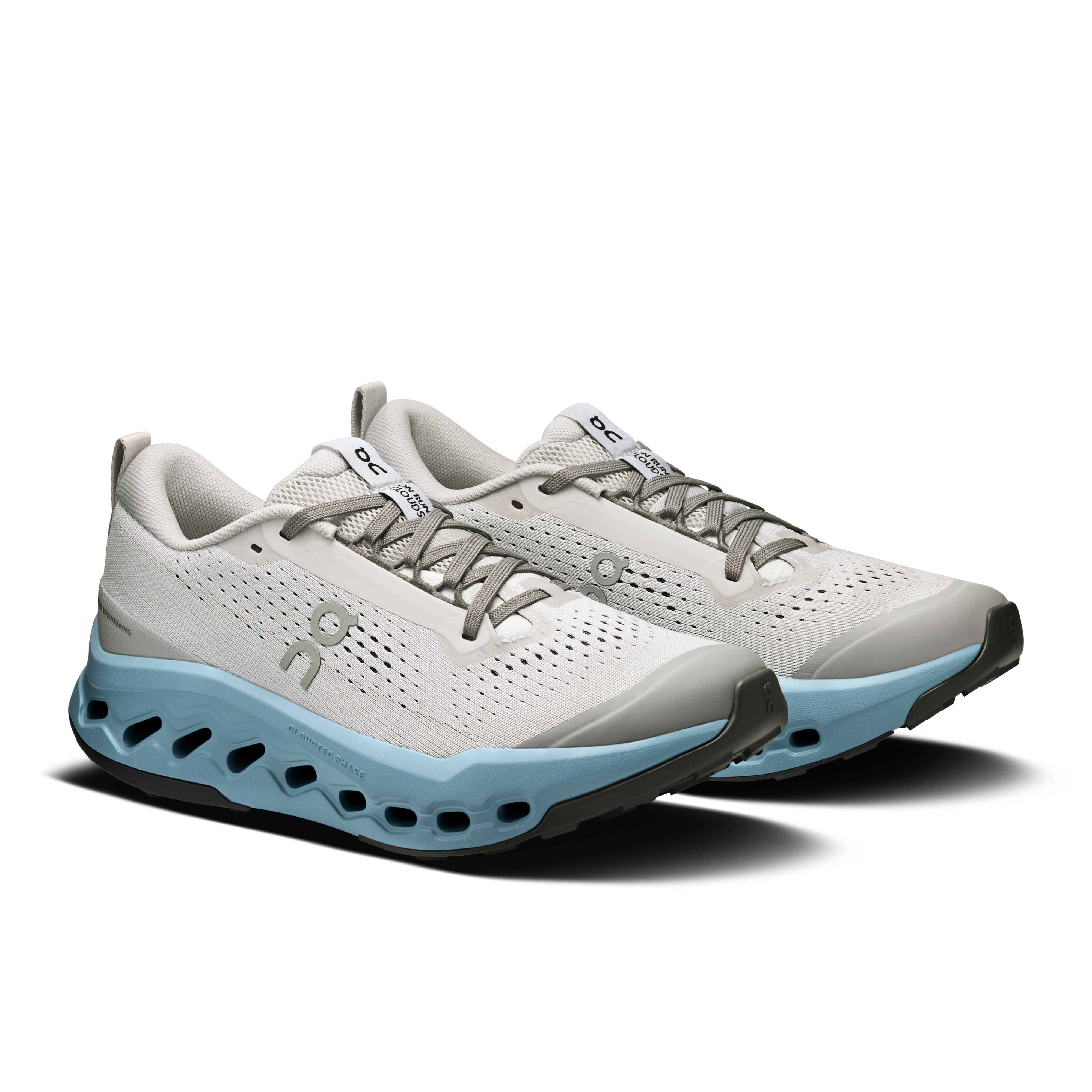 on running cloudsurfer trail 2 glacier dust (women's)
