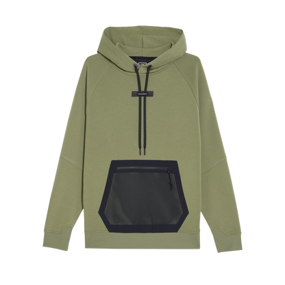 on hoodie Taiga