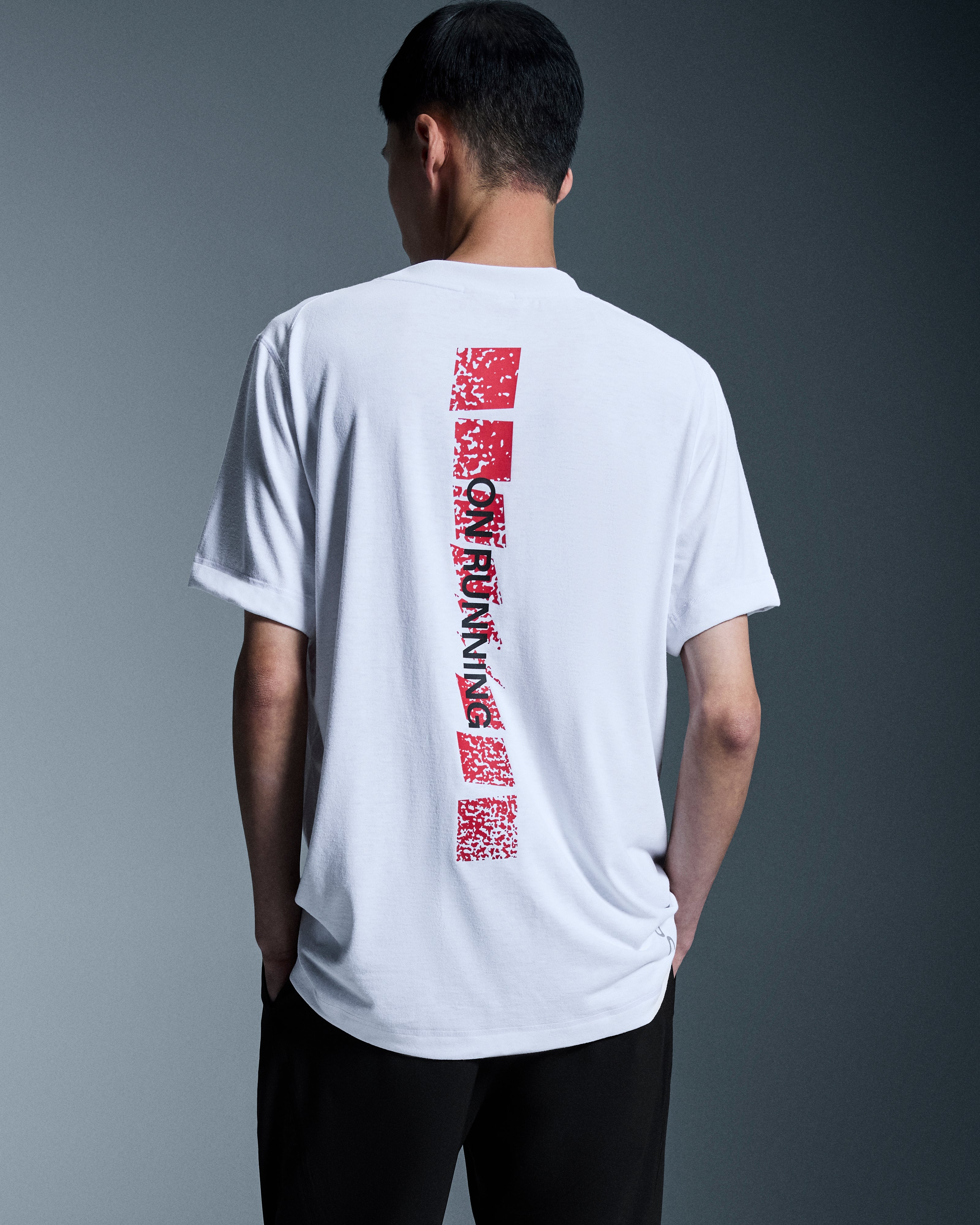on train-t graphic White