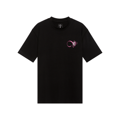 On Club-T Graphic Black | Raspberry (Women'S)
