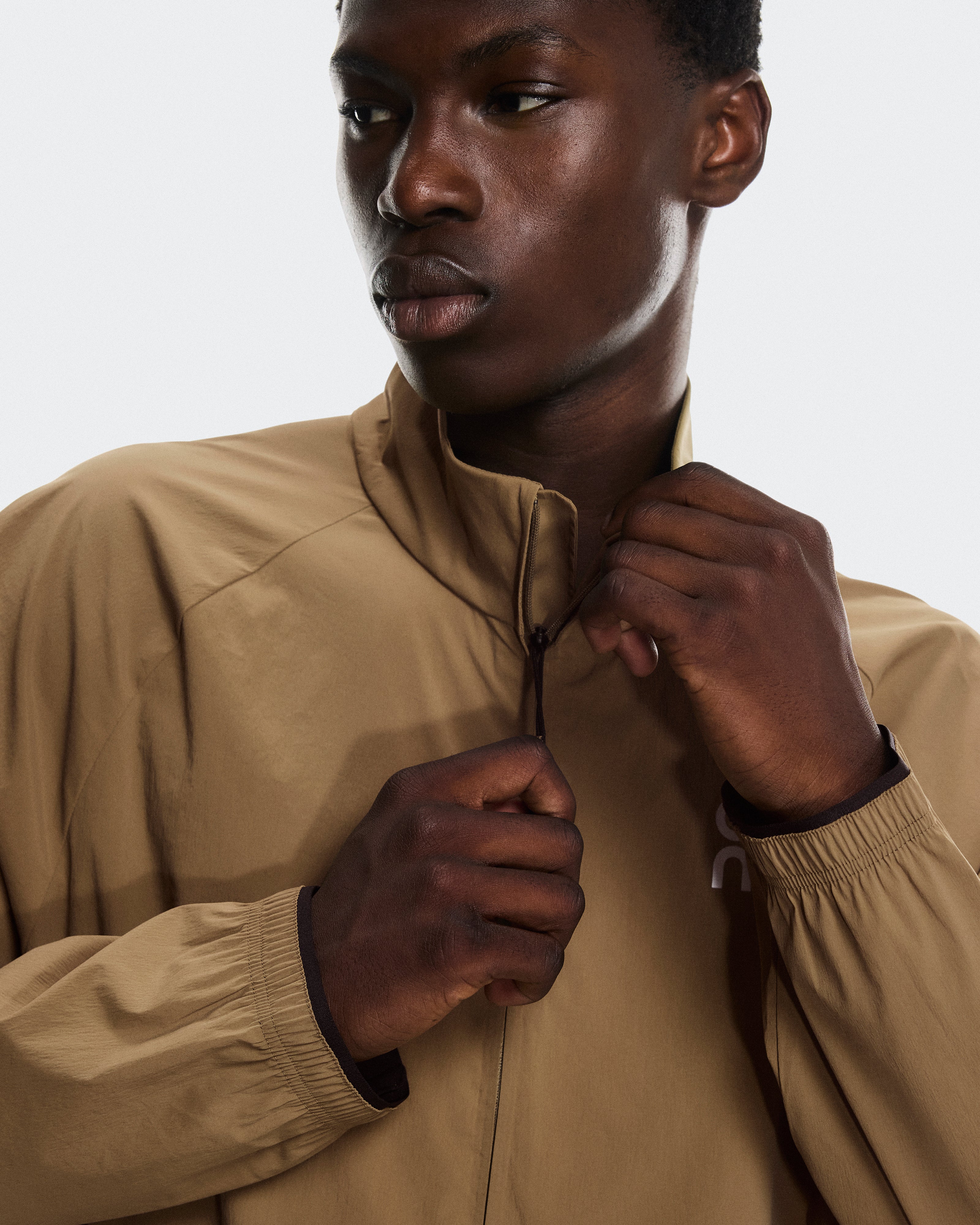 On All-Day 1/2 Zip Jacket Nutmeg