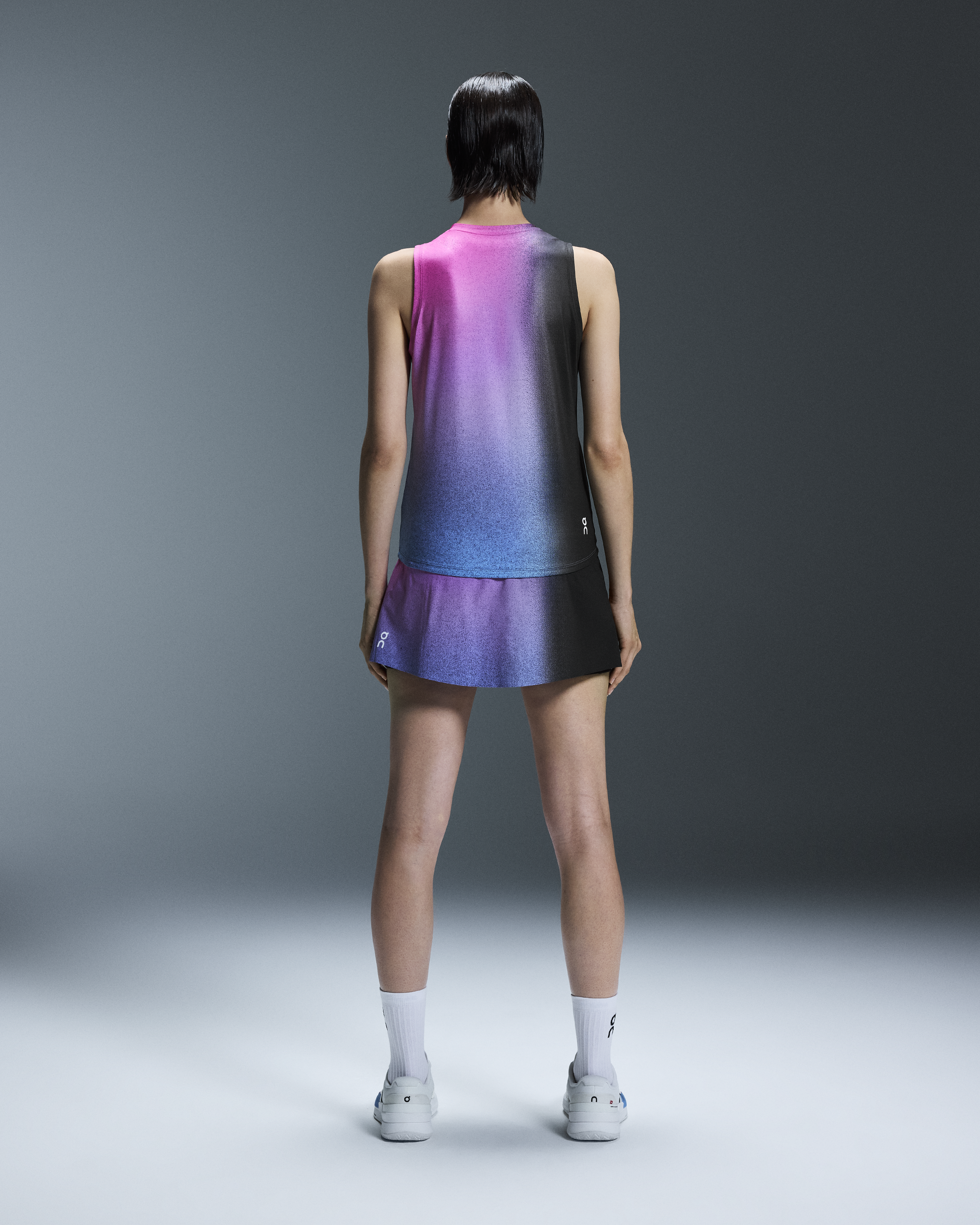 On Court Tank Black | Pink (Women'S)