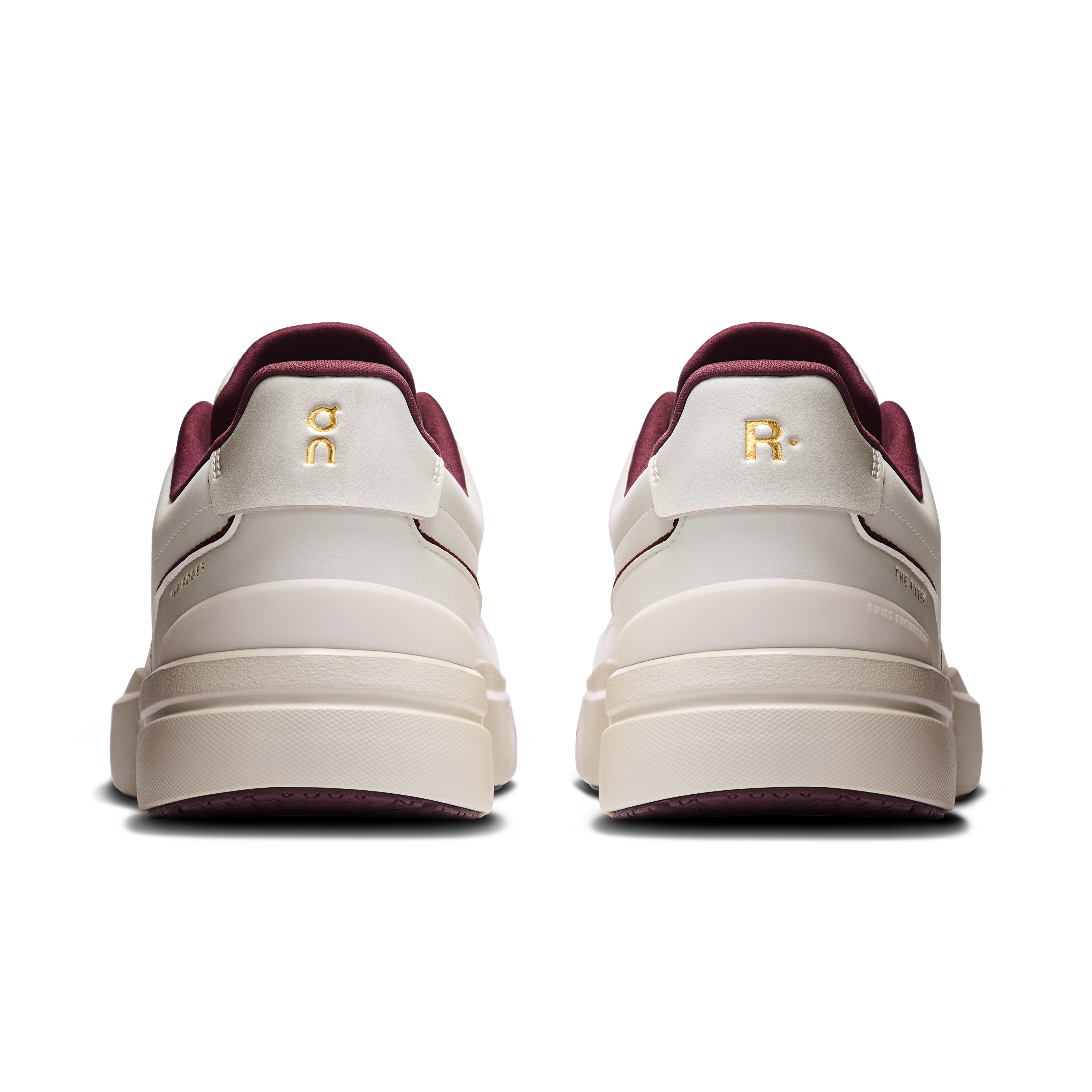 On The Roger Centre Court Ivory Maroon