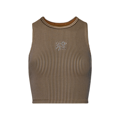 On Ribbed Tank Top Loewe Brown | Pink (Women'S)