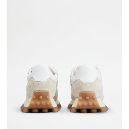 Sneakers Tods 1T In Leather And Fabric White Womens