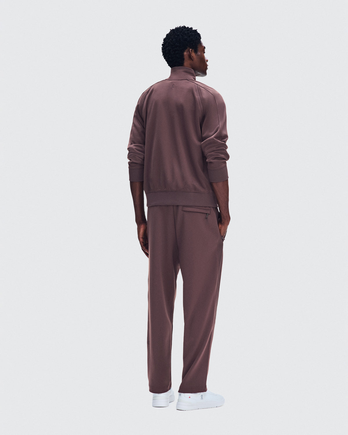 On Courtside Full-Zip Mulberry