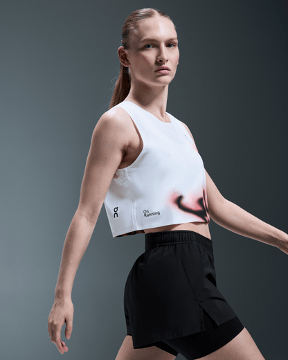 On Pace Tank Undyed-White (Women'S)