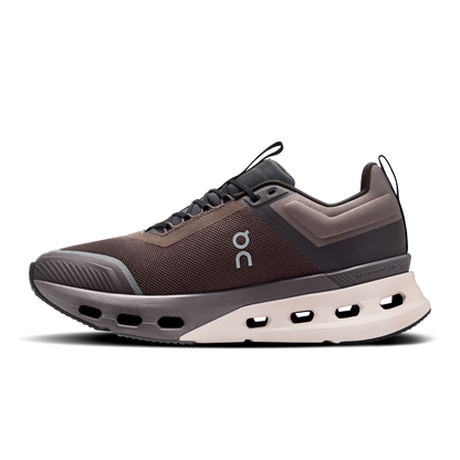 on running cloudnova x pebble black (women's)