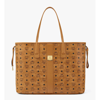MCM Reversible Liz Shopper In Visetos