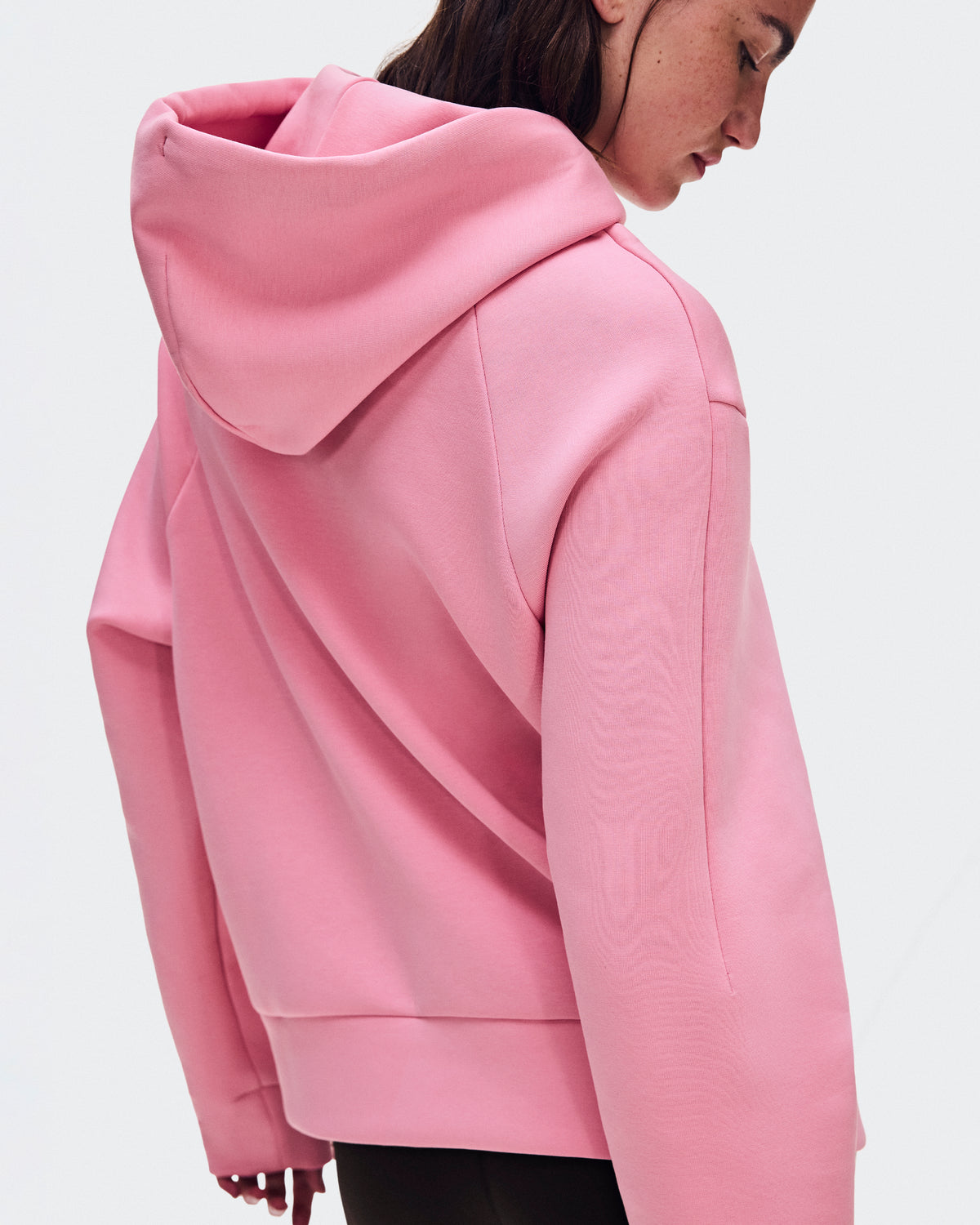 On Focus Tech Zip Hoodie Magnolia (Women'S)