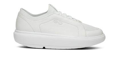 Oofos Women's Slip-On Leather Shoe White
