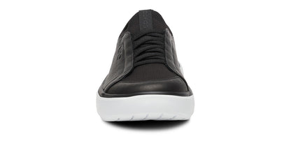 Oofos Women's Slip-On Leather Shoe White & Black