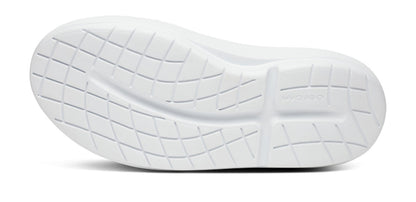 Oofos Women's Slip-On Leather Shoe White & Black