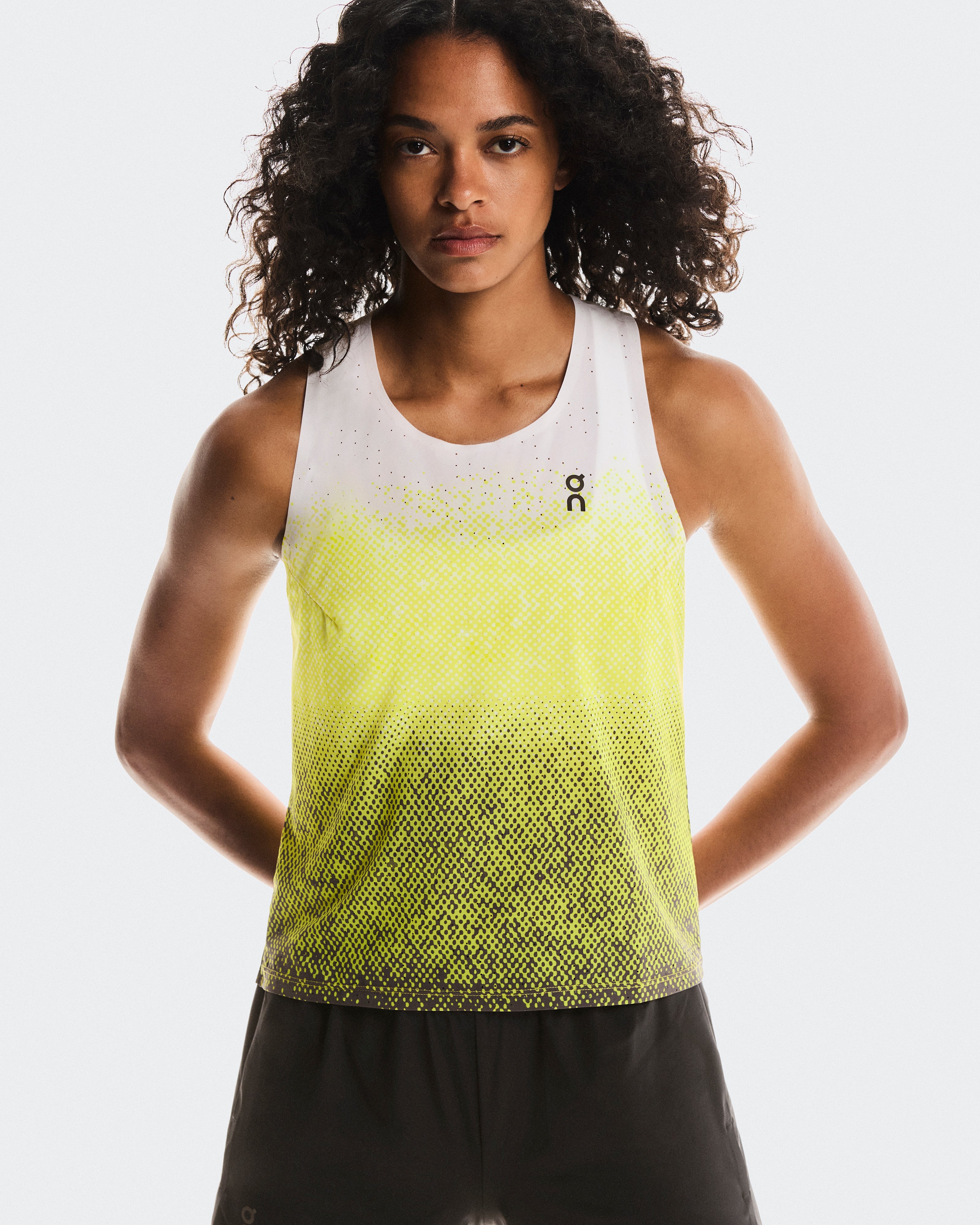 On Race Singlet Lime (Women'S)