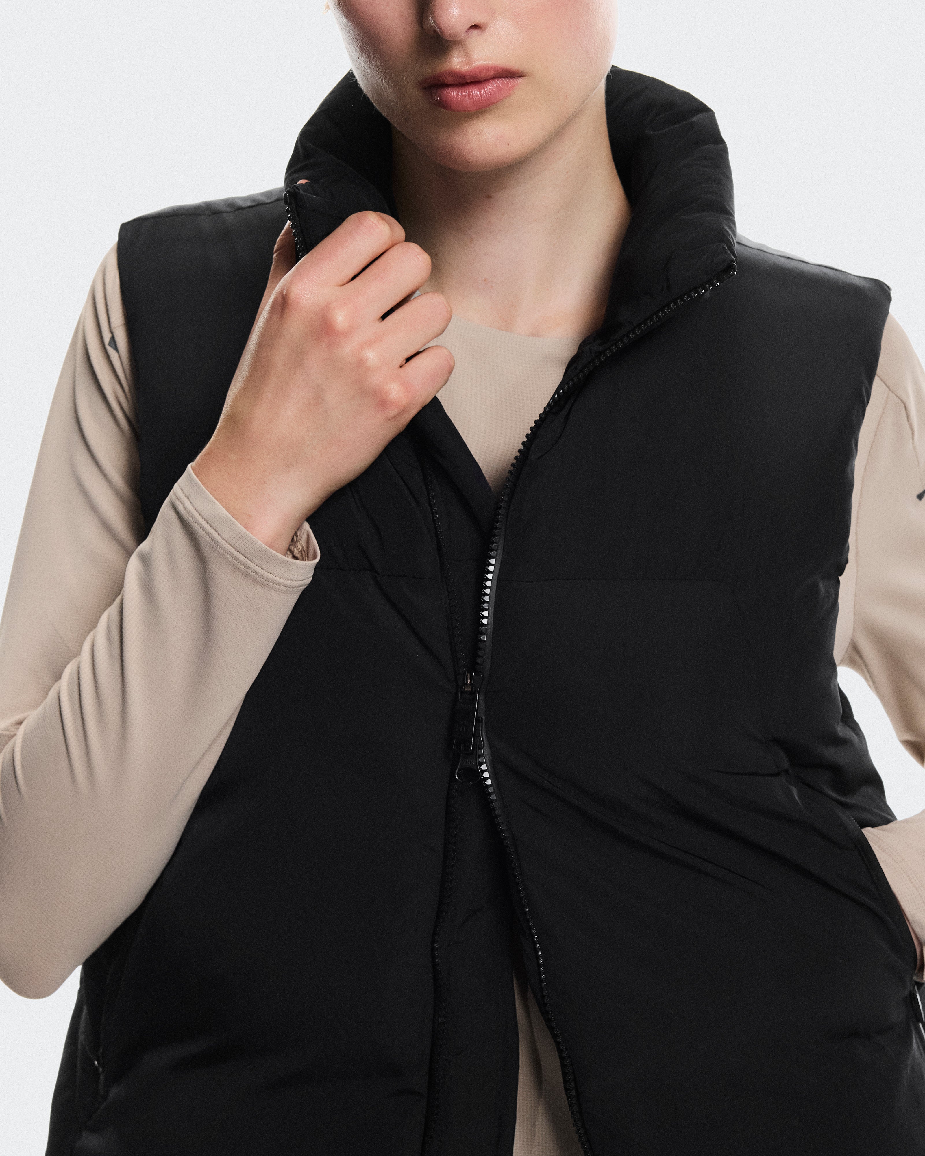 On All-Day Puffer Vest Black (Women'S)