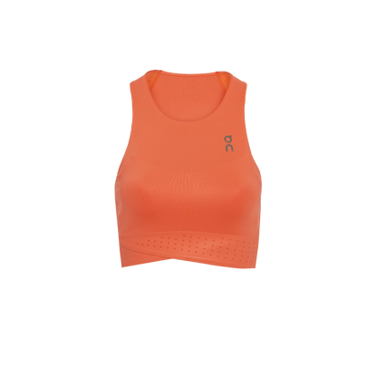 On Race Crop Flame | Black (Women'S)