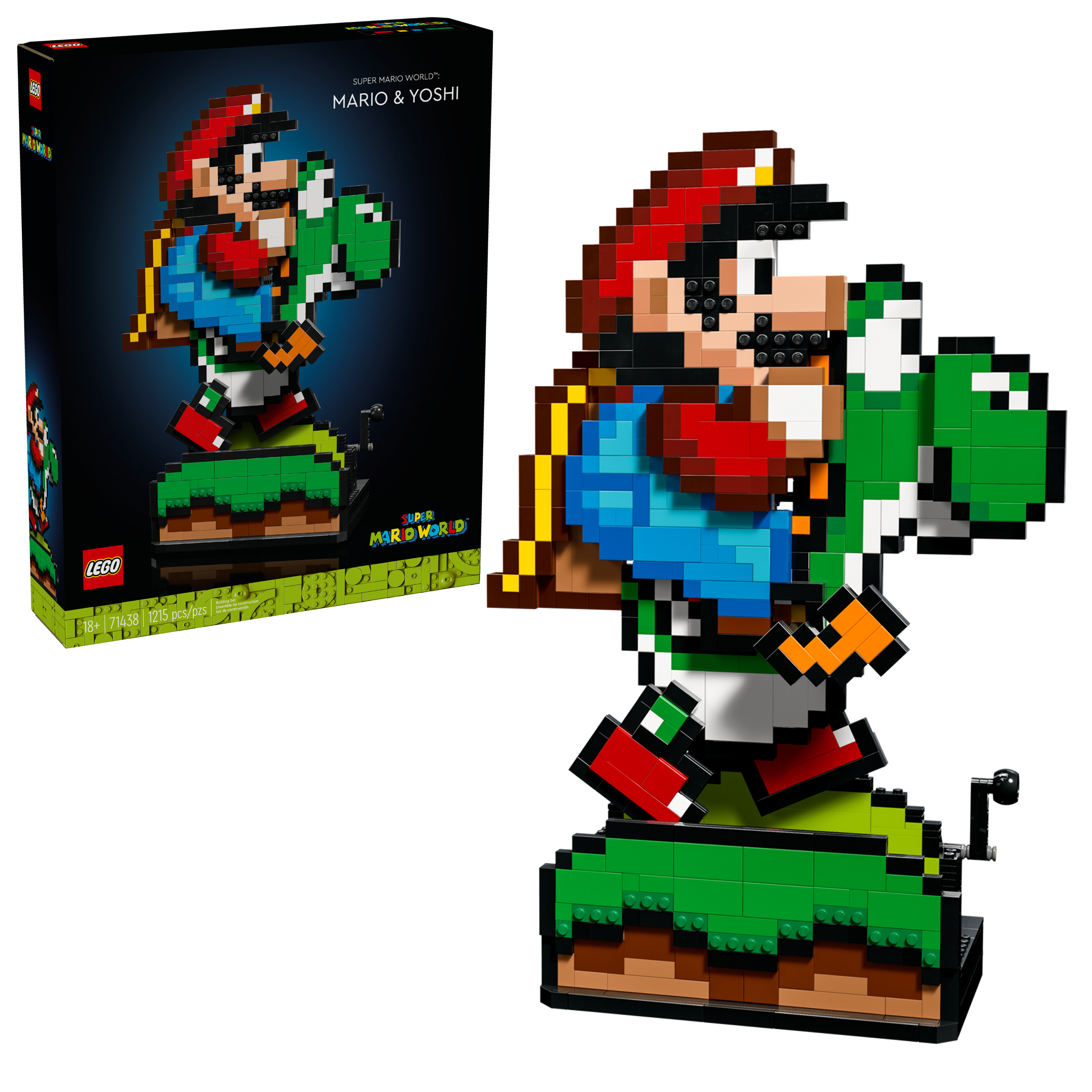 Lego Super Mario World Mario  Yoshi