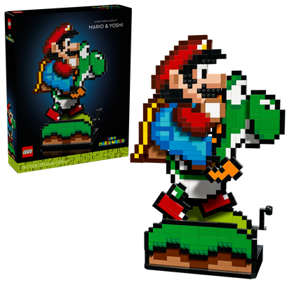 Lego Super Mario World Mario  Yoshi