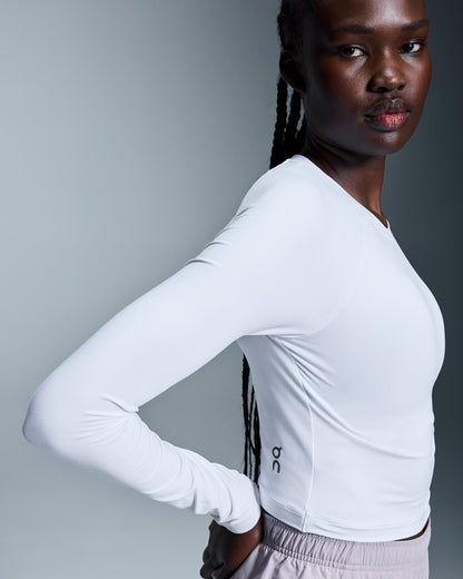On Movement Long-T Crop White (Women'S)