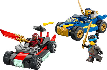 Lego Rogue vs Drix Race Car Duel