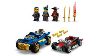 Lego Rogue vs Drix Race Car Duel