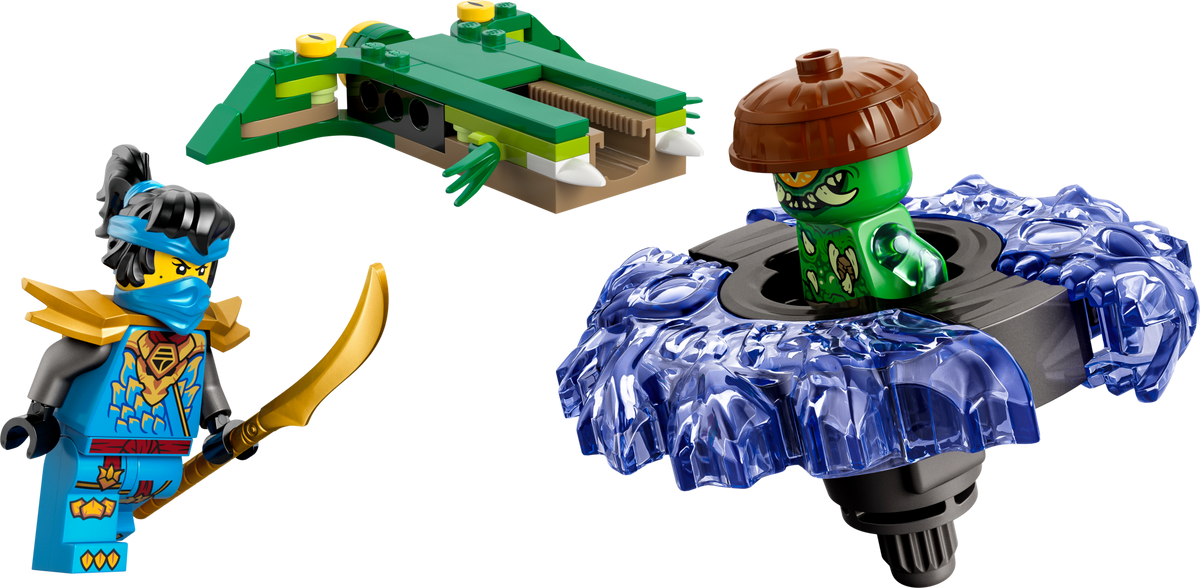 LEGO Nya vs Mutation Monster Spinner, side