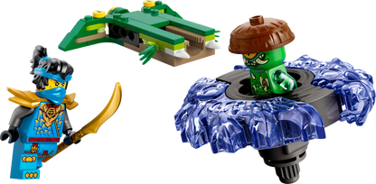 LEGO Nya vs Mutation Monster Spinner, side