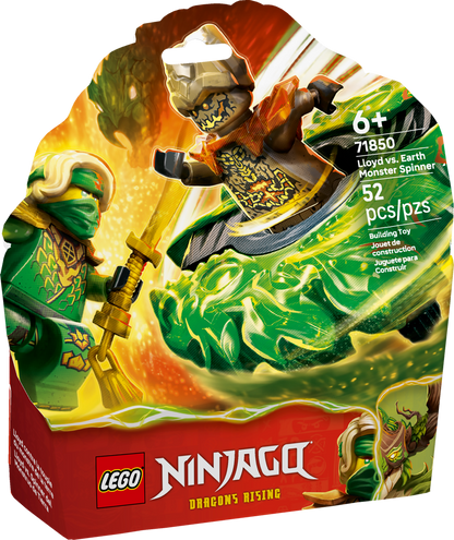 Lego Lloyd vs Earth Monster Spinner