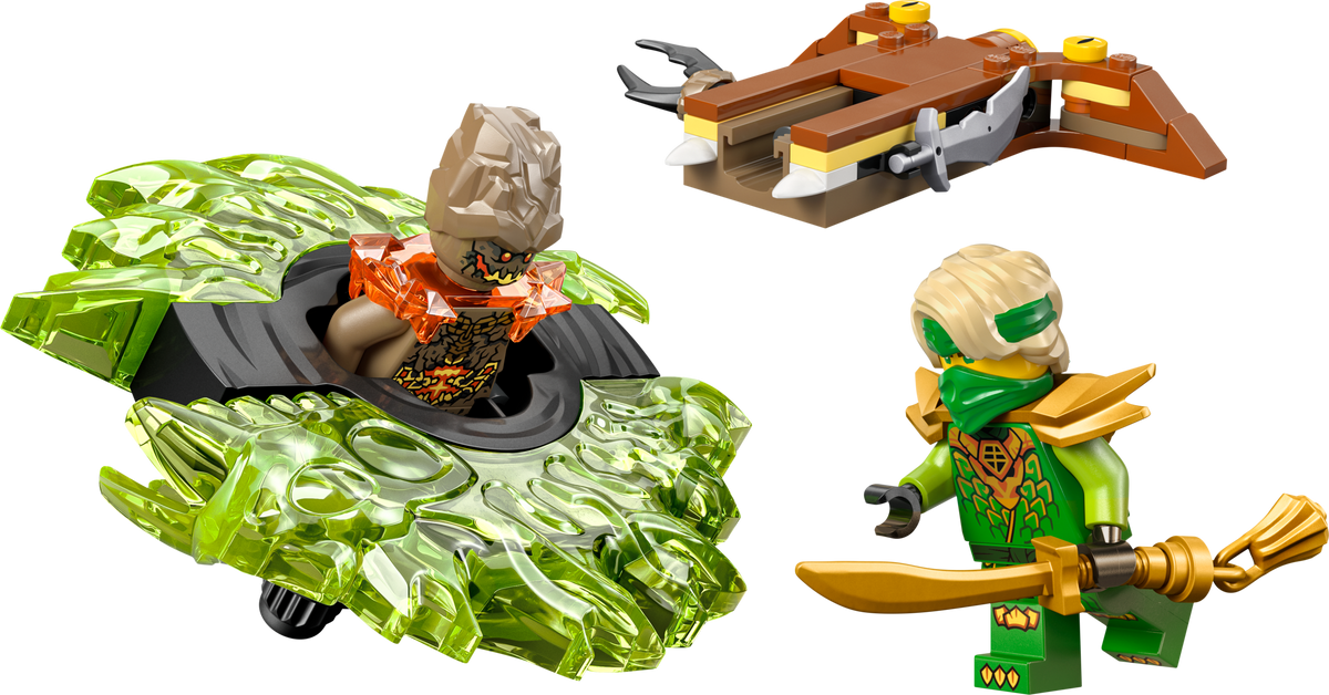 Lego Lloyd vs Earth Monster Spinner