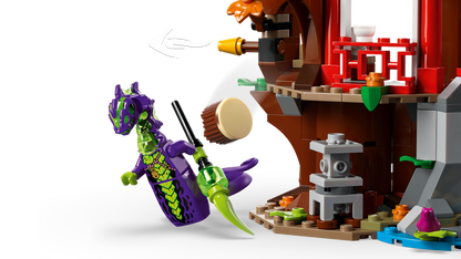 Lego Ninja Vehicle Tree House Battle