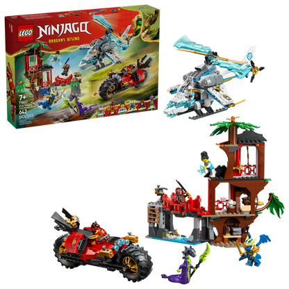 Lego Ninja Vehicle Tree House Battle