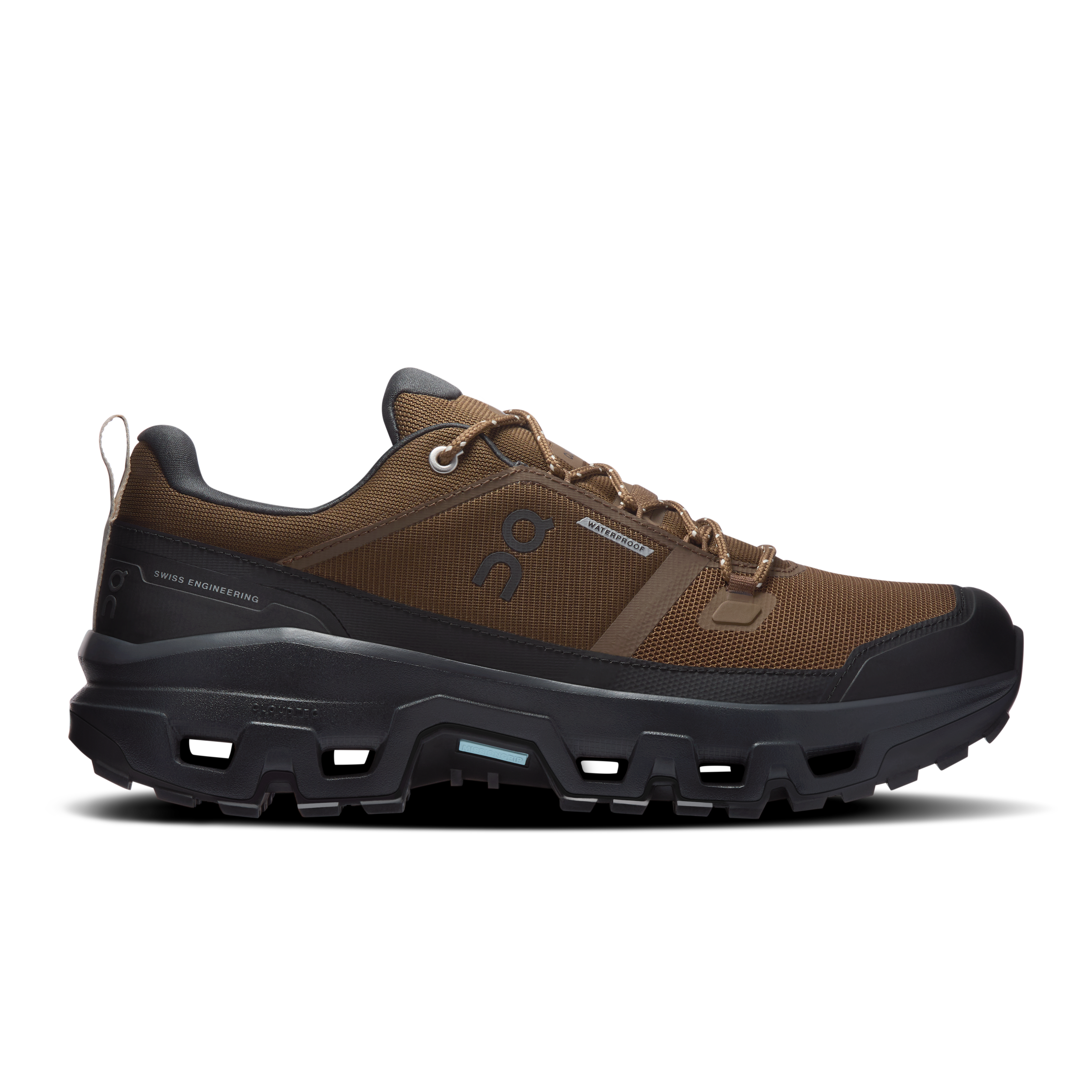 On Cloudrock Low Waterproof Earth Black