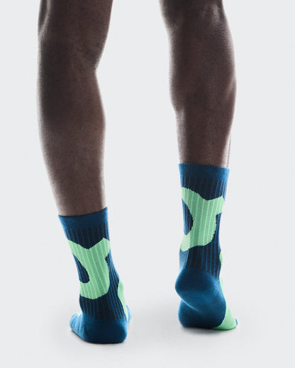 On Liquid Logo Sock High 2P Tempest | Honeydew